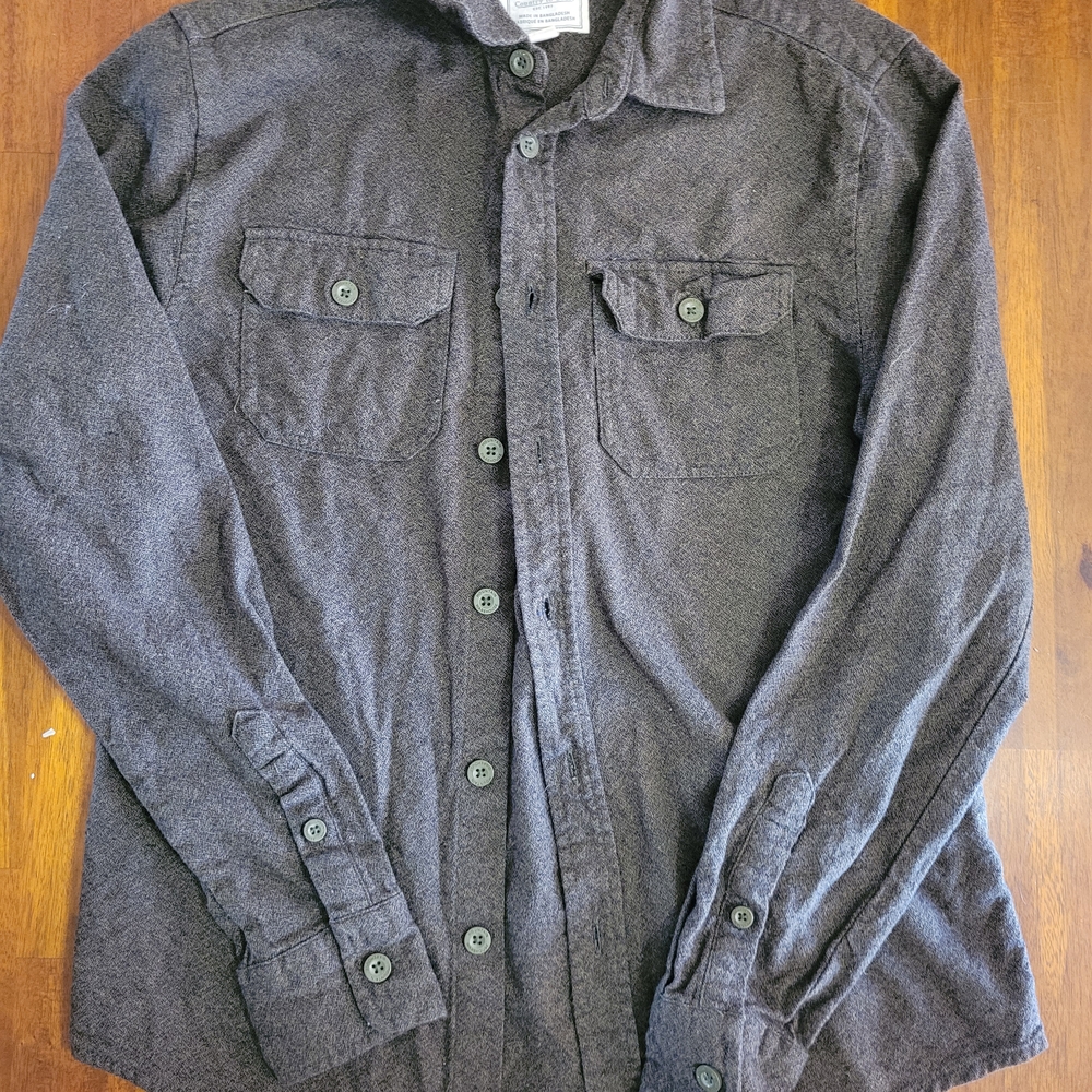 Men's Gray Button-Up Jacket